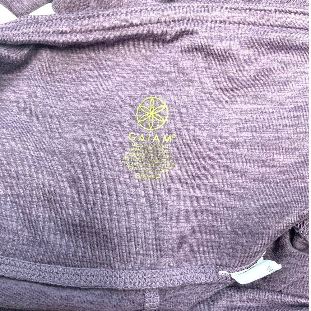 GAIAM plum marled leggings size S - Picture 9 of 10